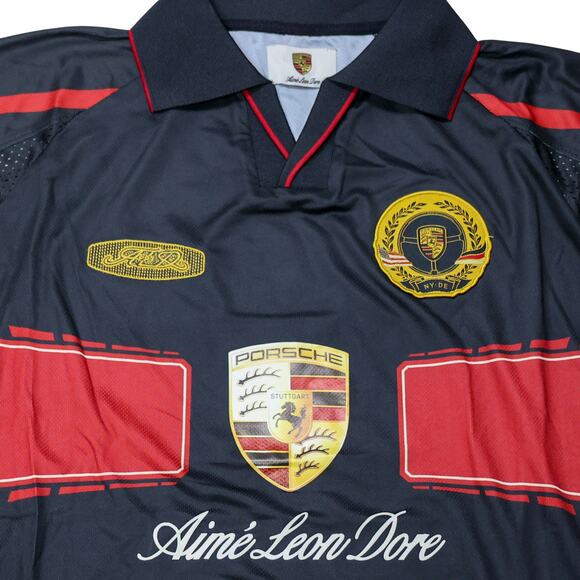 Aime Leon Dore x Porsche 993 Turbo Team Jersey Black M - Picture 4 of 8